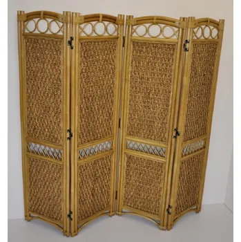 Paraván Paravan ratanový čtyřdílný FL