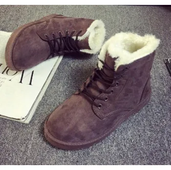 Pánská zimní obuv Pánské zimní boty s kožíškem J2685 hnědá 41