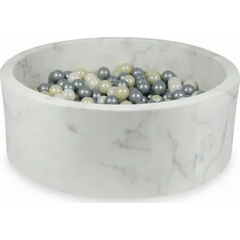 Dětský bazének Suchý bazén s míčky Mimii Mramor 110 x 30 cm