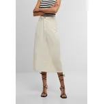 Ladies Soft Denim Midi Skirt - new light blue washed 36