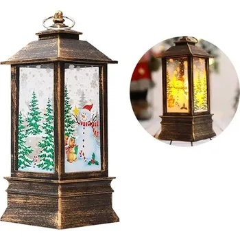 Vánoční dekorace Vánoční lucerna a světelná dekorace | ozdoby - Styl B 1 ks
