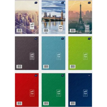 Blok INTERDRUK Kancelářský blok A5, linkovaný (mřížka), 100 listů