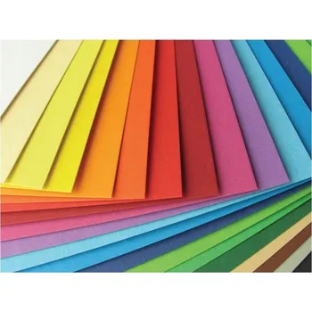 Barevný papír Barevný papír B2, červený karton pro výtvarné práce, tmavě červený papír, velký školní karton, 1 arch