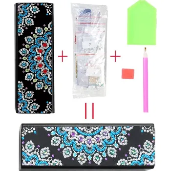 Úložný box Diamantový box na brýle s malováním | pouzdro - Otázka