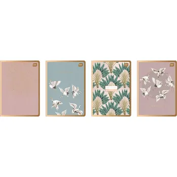 Kostkovaný sešit A5, sešit s měkkou obálkou, sešit v měkké vazbě Interdruk, 96 listů