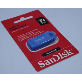 USB flash disk USB flash disk SanDisk SDCZ62-032G-G35B 32 GB USB 2.0 modrý