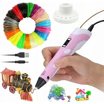 3D Propiska pen pro 3D tiskárnu, Fast_Buy + PLA cartridge, 110 milionů barev