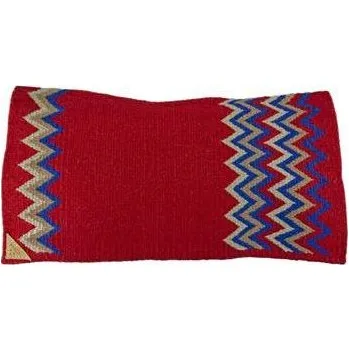 Westernový showpad Pool's StarPro 38x34, červený