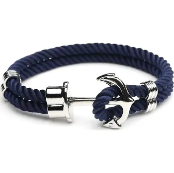 Náramek Stylový námořnický náramek pro muže | pánský náramek, módní doplněk - nSL00164-S-1