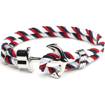 Náramek Stylový námořnický náramek pro muže | pánský náramek, módní doplněk - nSL00164-S-3