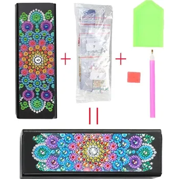 Úložný box Diamantový box na brýle s malováním | pouzdro - P