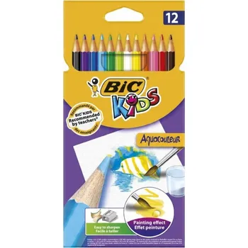 Pastelka BIC pastelky 12 barev Aquacouleur