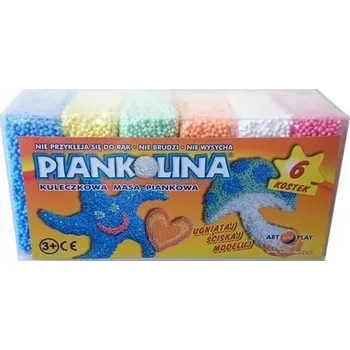 Modelovací hmota Pěnová Plastelína 6 Kostek Modelovací Hmota pro Děti Kreativní Modelovací Hmota pro Děti