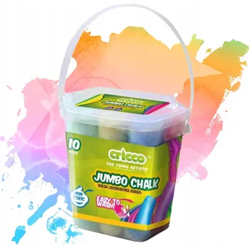 BAREVNÁ KŘÍDA PRO DĚTI CHODNÍKOVÁ KŘÍDA KULATÁ