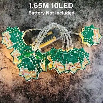 Vánoční dekorace Led světelný řetěz s hvězdami a měsícem | dekorace - Styl 15