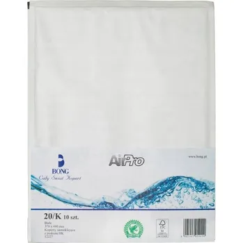 Obálka POLSTROVANÉ OBÁLKY VELKÉ 37x48cm bílé BONG Ochranné obálky 10 Ks