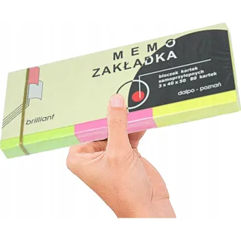 Dalpo ZÁLOŽKA BRILLANT 40X50 3 BARVY DALPO - NSP40/50