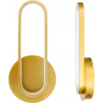 Lampička Nástěnné svítidlo lampička na čtení vnitřní LED lampa 43cm zlatá