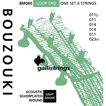 Příslušenství pro strunný nástroj Galli BM60 6-String Silverplated + prodloužená záruka 3 roky