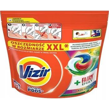Prací prostředek Vizir + Fairy Effect PODS Kapsle na praní, 35 praní