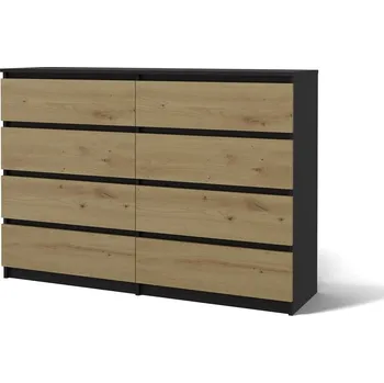 Ložnice Falco Komoda Malvína M8 140 antracit/dub artisan