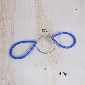 Řezací ocelový drát pro keramiku a hlínu | keramická pomůcka - Modrá guma