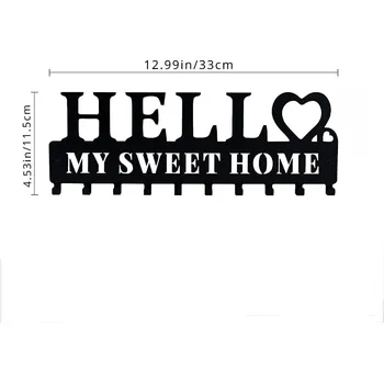 věšák na klíče Stylový nástěnný věšák na klíče | držák - TY2807-06