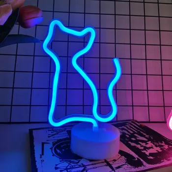 Lampička Neonové stolní světlo na usb baterie | dekorace - Stolní počítač kategorie B