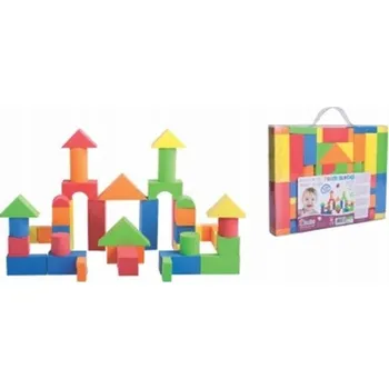 ostatní stavebnice Sada KOSTEK ke Skládání STAVEBNICE Pro Děti Stavebnice pěnové 46 dílů