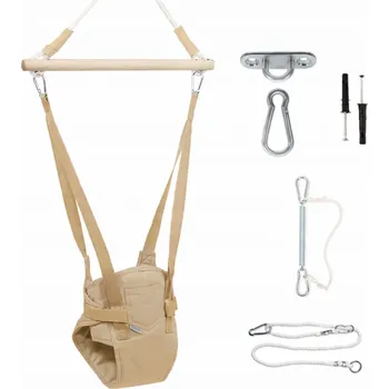 Dětská houpačka SKOČEK houpačka pro děti HOUPAČKA NA SKÁKÁNÍ + lano + pružina + hák