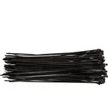 Topex Stahovací pásky 3,6 x 300 mm, černá 100 ks 44E973