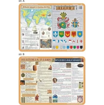 Psací podložka Podložka na stůl 40 x 30 cm, vícebarevná