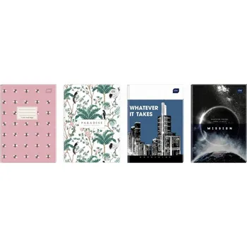 Zápisník Sešit linkovaný B5 zápisník linkovaný, poznámkové bloky s pevnou obálkou, sada Interdruk 160 listů