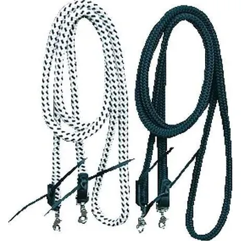 Vybavení pro koně Provazové otěže Bang, 14 mm, 2,8 m, karabiny