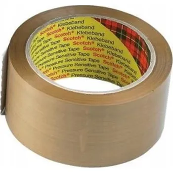 Lepicí páska Balicí páska 3M, hnědá lepicí páska Scotch 50 m, šířka 66 mm, délka 50 m, 1 ks