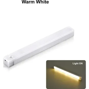 Noční světlo Led světlo s pohybovým senzorem nabíjecí | noční osvětlení 3 ks - teplá bílá , 50 cm