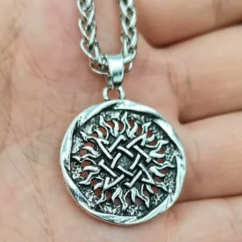 Přívěsek Dámský přívěsek veles moudrost | ochranný amulet | slovanský talisman - 14