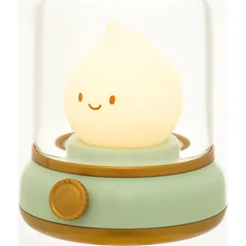 Noční světlo Mini přenosná led noční lampička usb | stolní lampa - Zelený