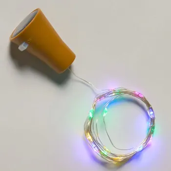 Dekorativní svítidlo Solární světelný řetěz na láhev pro zahradu | světelná dekorace - vícebarevný , 2M