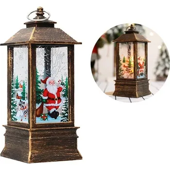 Vánoční dekorace Vánoční lucerna a světelná dekorace | ozdoby - Styl A 1 ks