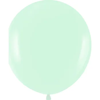 Balónek Balónky ZELENÉ MINT 45cm VELKÉ na narozeniny, svatba, pro girlandy, sada 2ks