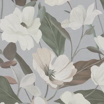 Tapeta Tapeta na zeď VELKÉ KVĚTY KVĚTINY ECO BOHO vinylová na vliesu