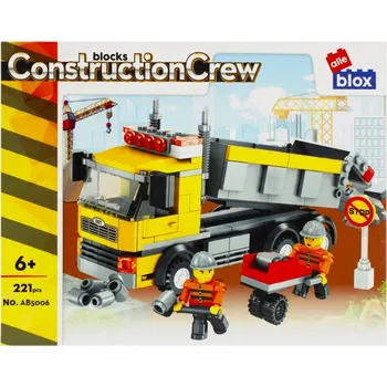 ostatní stavebnice STAVEBNICE pro děti 221 dílků STAVEBNÍ VOZIDLA alleBLOX