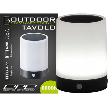 Lampička Solární lampa Eco Power Energy do zásuvky černá 13 cm 1 ks