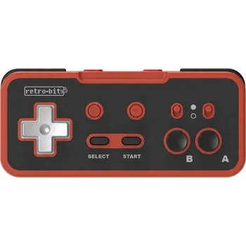 Herní ovladač Bezdrátový ovladač kabelový ovladač Retro-Bit Origin8 2.4 GHz Red/Black Wireless Controller