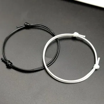 Náramek Náramky pro štěstí v páru na šňůrce | párový náramek, náramek štěstí - E