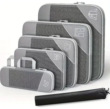 Příslušenství k zavazadlu Lehké cestovní organizéry do kufru | cestovní organizér, úložné tašky - šedá
