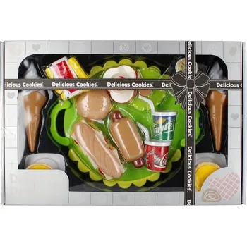 Dětská kuchyňka Hračky Jídlo Sada do kuchyně pro Děti plastová MEGA CREATIVE