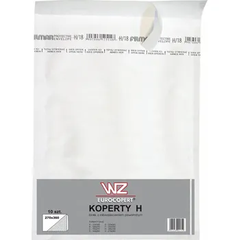 Obálka BUBBLE OBÁLKY velké 27x36 cm BÍLÉ barvy WZ EUROCOPERT OBÁLKY 10 kusů