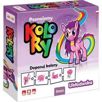 Puzzle Společenská hra Poznáváme barvy, puzzle pro šestileté děti, puzzle pro pětileté děti, puzzle pro sedmileté děti, logická skládačka pro děti, naučné hračky a rozvíjející hry Jawa